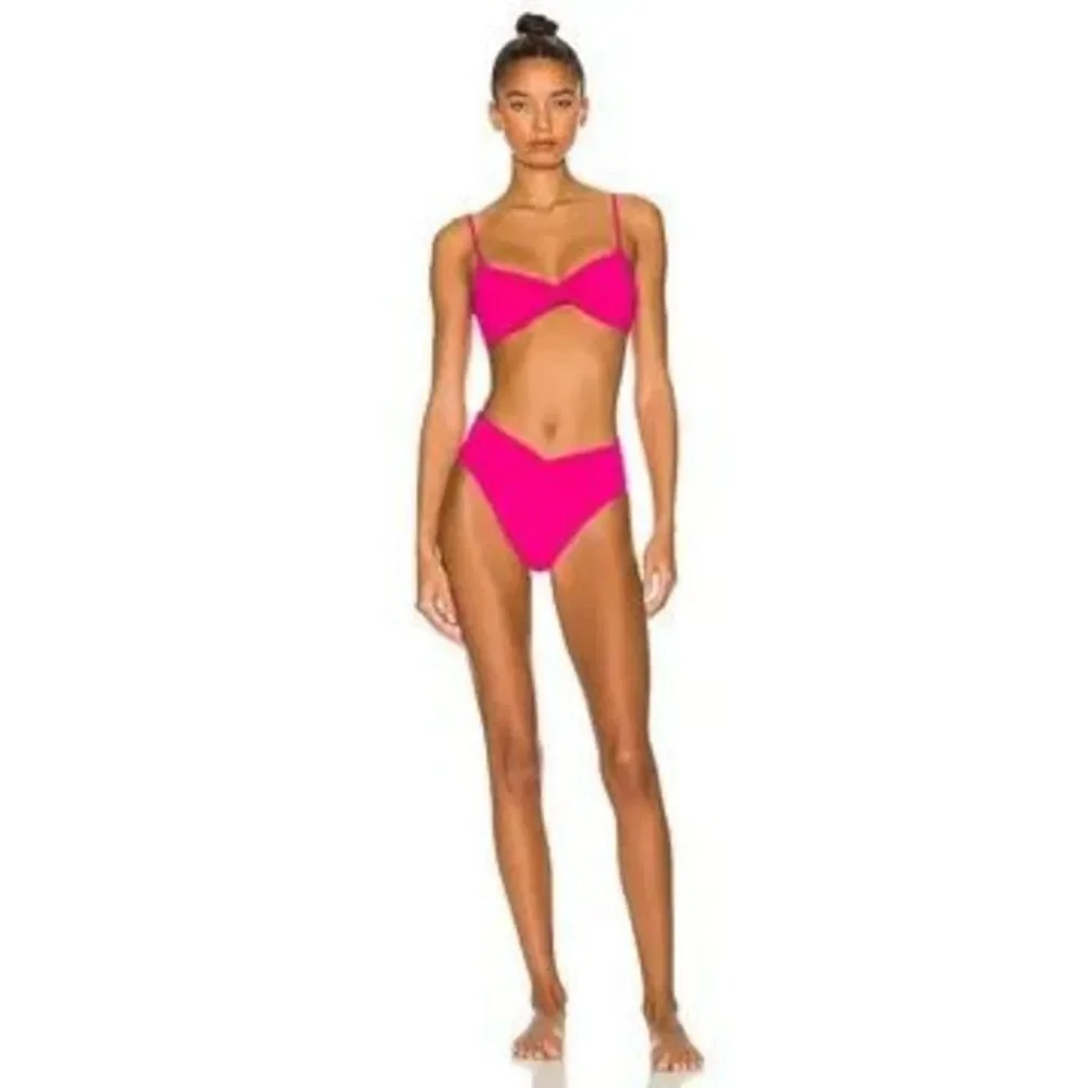 New. L*SPACE Pink D-cup bikini set. D-cup/small. Retails $209